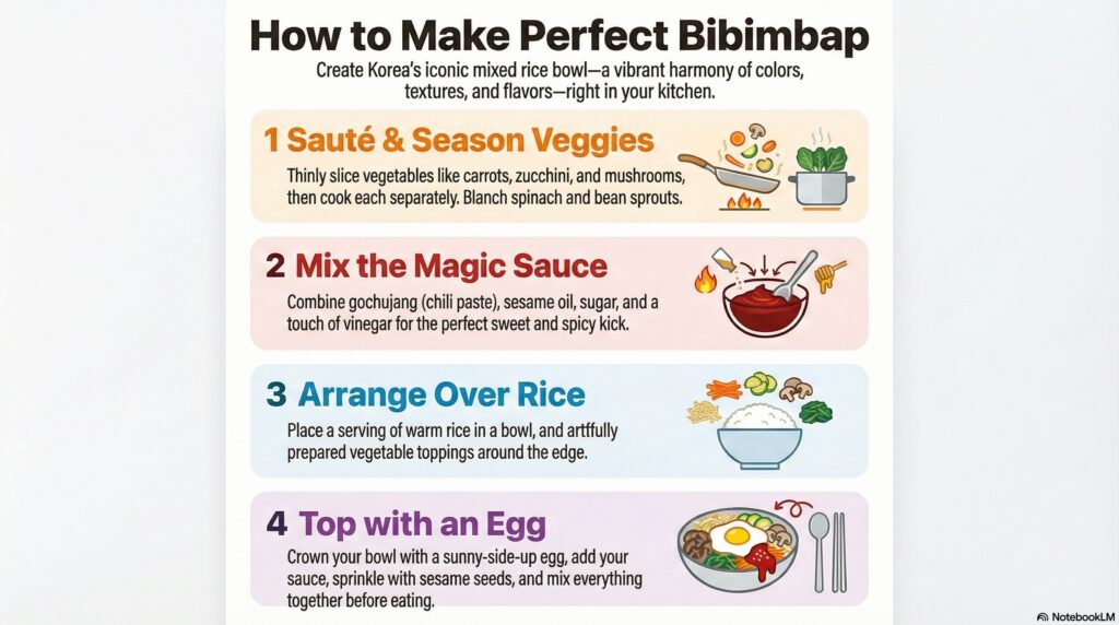 how to make perfect bibimbap