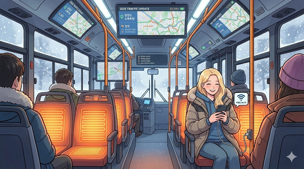 High-tech public transportation, a reason why people ask Is South Korea living in the future?