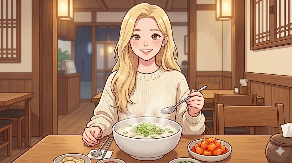 Pairing Kkakdugi with beef bone soup as part of the Kimchi Pairing Guide.