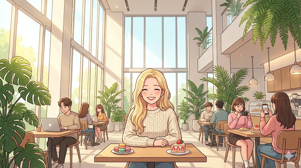 A beautiful example of modern Korean Cafe Culture in Seoul.