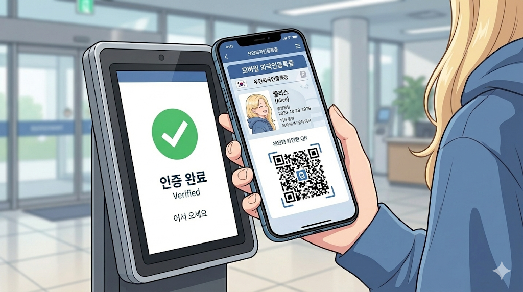 A secure mobile ID used in Korean Administrative Services.